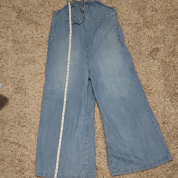 We The Free Blue Wide Leg Jumpsuit - Picture 7 of 8